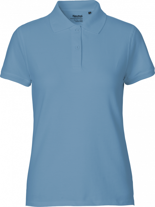 Neutral - Classic Cotton Polo Ladies - Dusty Indigo