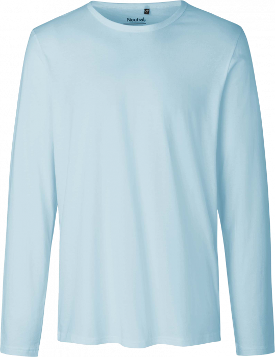 Neutral - Organic Long Sleeve Cotton T-Shirt - Light Blue