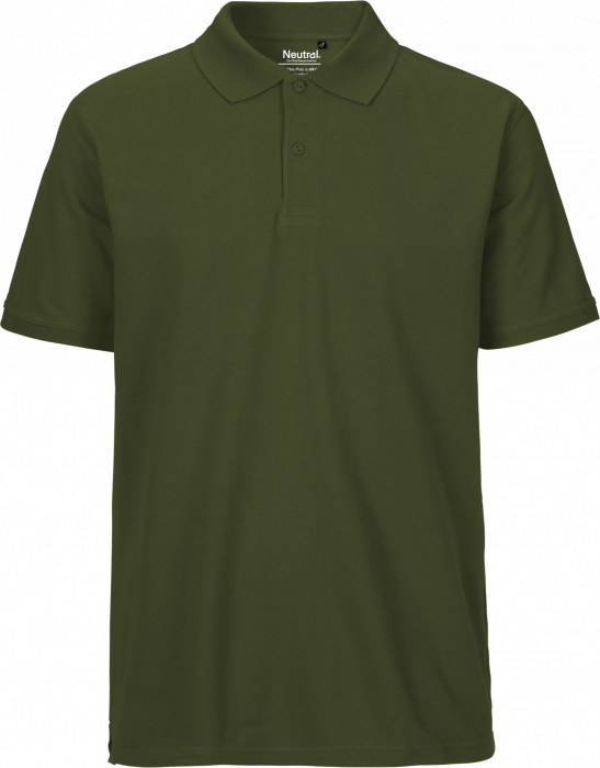 Neutral - Classic Cotton Polo Men - Military