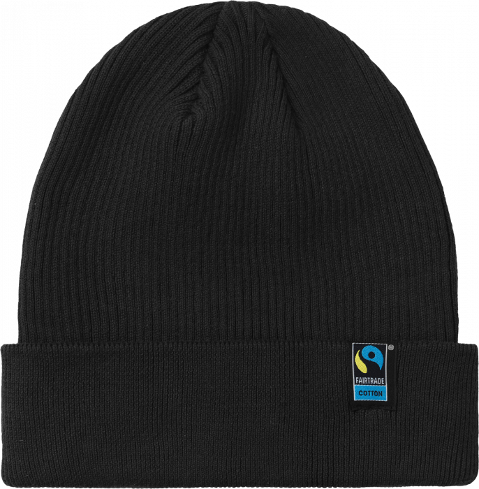 Neutral - Organic Mixed Knit Beanie - Black