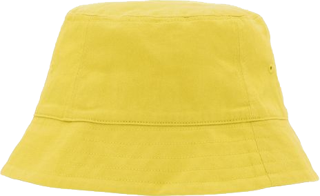 Neutral - Organic Cotton Bucket Hat - Yellow