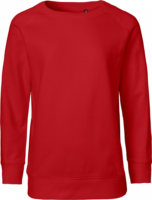 Neutral - Organic Sweatshirt Kids - Red