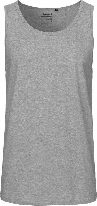 Neutral - Organic Tank Top Men - Sport Grey