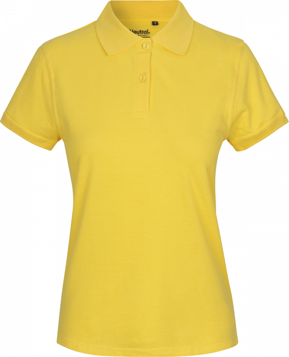 Neutral - Klassisk Bomulds Polo Dame - Yellow