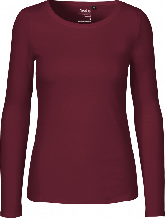 Neutral - Long Sleeve T-Shirt Female - Bordeaux