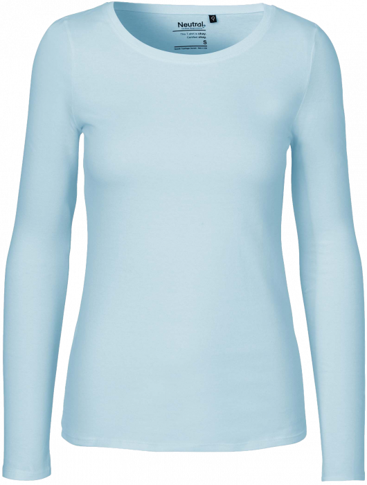 Neutral - Langærmet T-Shirt Dame - Light Blue