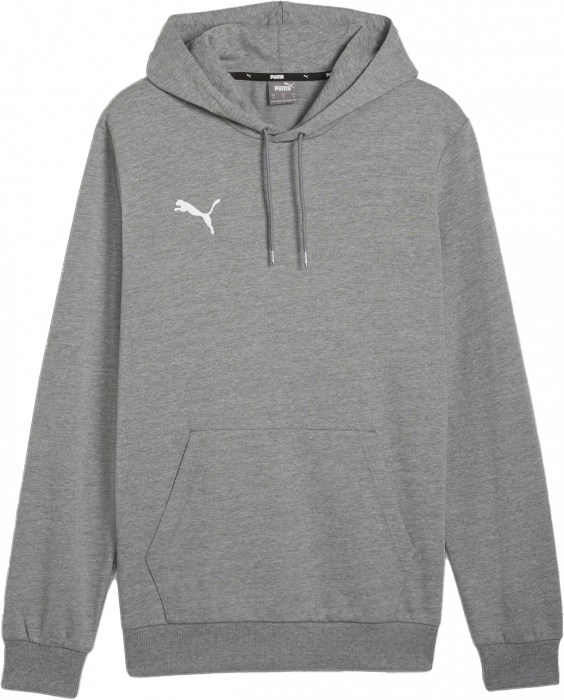 Puma - Teamgoal Casual Hoodie - Grey Heather & bianco