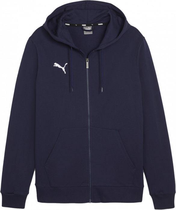 Puma - Teamgoal Casual Zip Hoodie - Marinho & branco