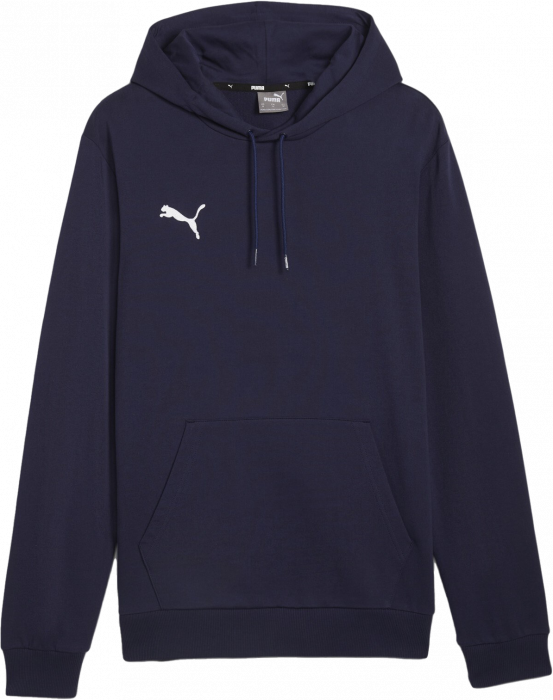 Puma - Teamgoal Casual Hoodie - Granat & biały