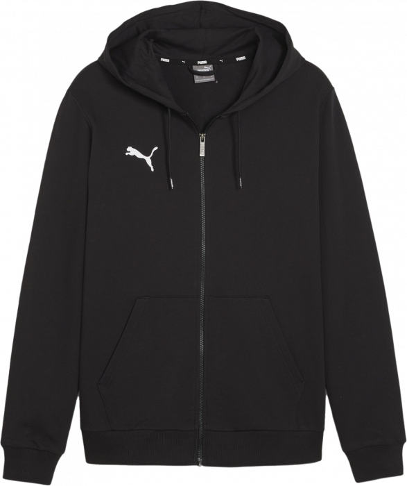 Puma - Teamgoal Casual Zip Hoodie - Czarny & biały