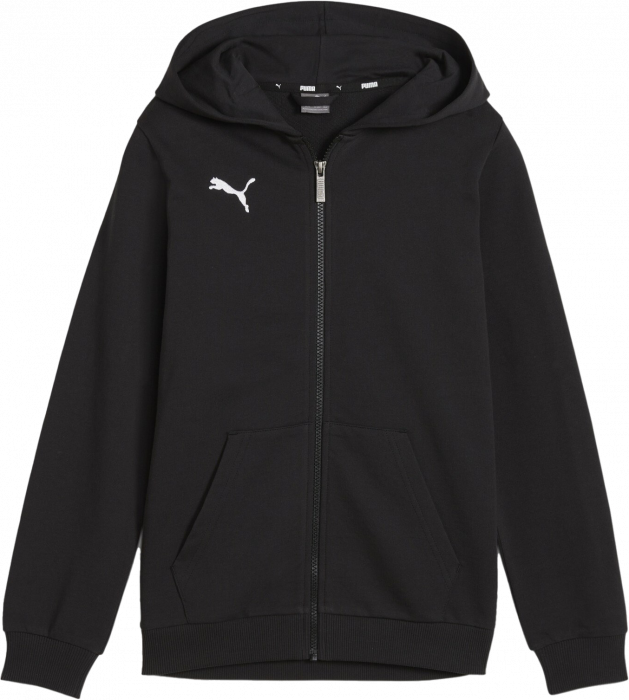 Puma - Teamgoal Casual Zip Hoodie Kids - Black & white