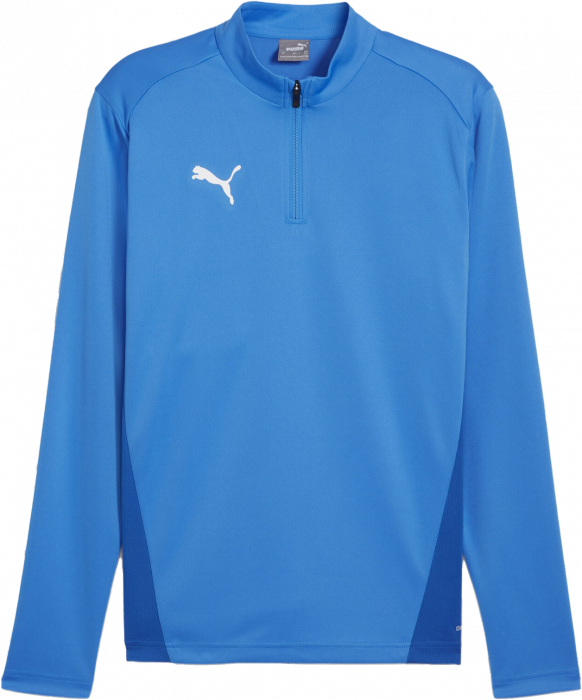 Puma - Teamgoal Training Jacket W. 1/4 Zip - Blue Lemonade & wit