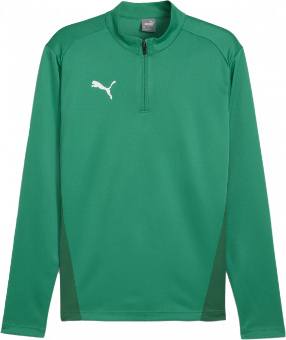 Puma - Teamgoal Training Jacket W. 1/4 Zip - Sport Green & white