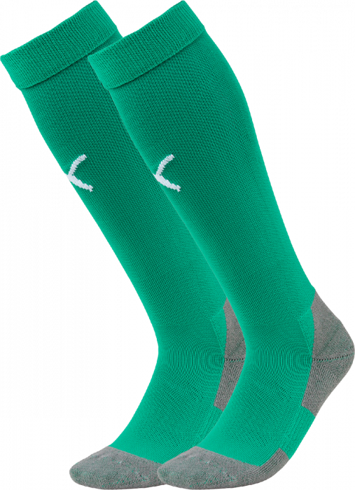 Puma - Teamliga Core Sock - Green & white