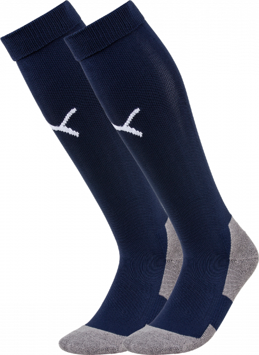 Puma - Teamliga Core Sock - Granat & biały