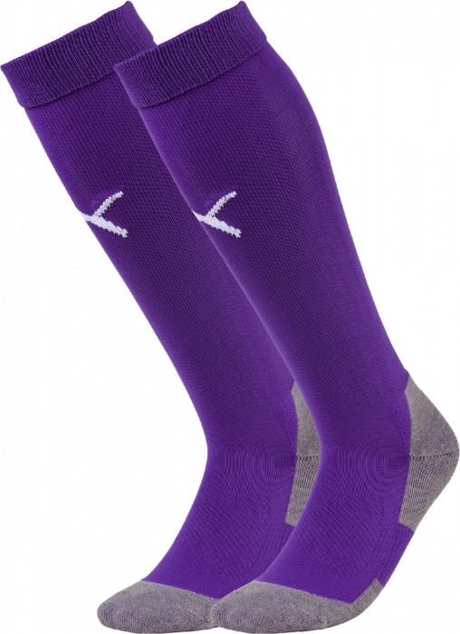 Puma - Teamliga Core Sock - Szkarłat & biały