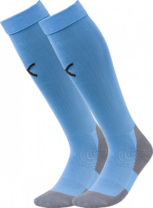 Puma - Teamliga Core Sock - Hellblau & schwarz