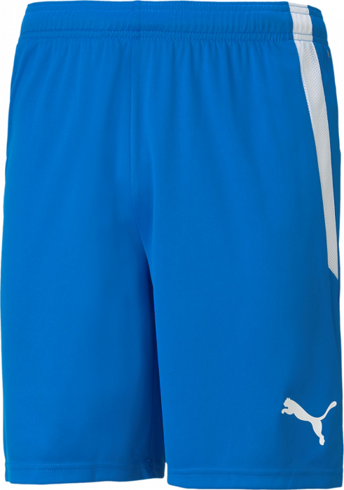 Puma - Teamliga Shorts Jr - Niebieski