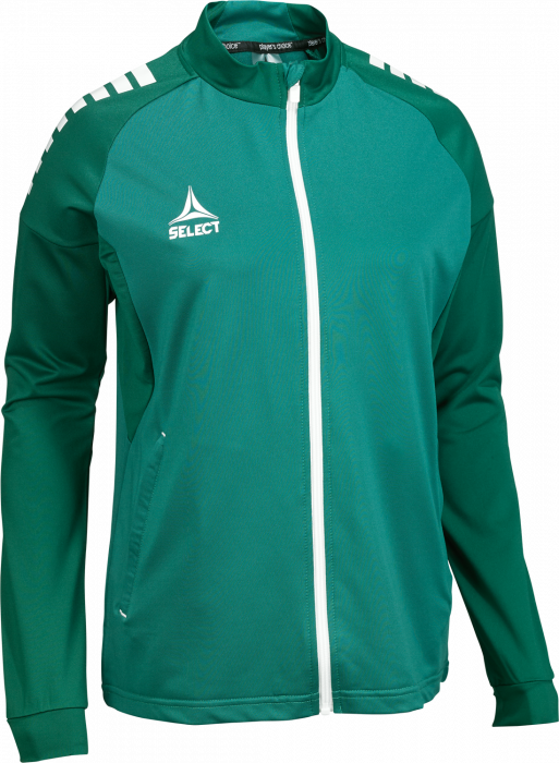 Select - Spain V25 Training Zip Jacket Women - Verde & blanco