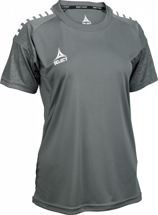 Select - Spain V25 Player Shirt S/s Women - Gris & blanc